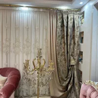 لستر کنار سالنی کریستالی طلایی شیک و خاص