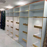 کمد کابینت ترمول مربل شیت ویترین مغازه میز|کتابخانه، شلف، قفسه‌های دیواری|لردگان, |دیوار