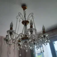 لوستر چراغ قدیمی کریستال