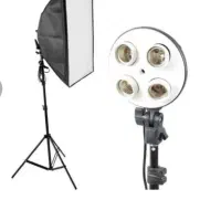 هولدر ۵ لامپ، سافت باکس و پایه