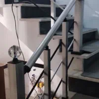 نرده استیل و آلومینیوم شیشه‌ای