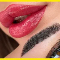 شید شیدینگ لب + تتو ابرو میکروبلیدینگ *درجه یک**
