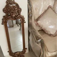 حلقه کریسمس و آینه قدی و قاب گلدوزی کاردست|صنایع دستی و سایر لوازم تزئینی|اصفهان, جلفا|دیوار