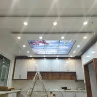 کناف لاین نوری نقاشی دکور تی وی تایل|خدمات پیشه و مهارت|بیرجند, |دیوار