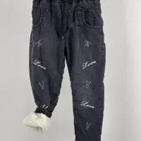 شلوار لی خزدار اسپرت|کفش و لباس بچه|بانه, |دیوار