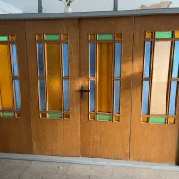 درب قدیمی|مصالح و تجهیزات ساختمان|مبارکه, |دیوار