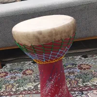 تمبک سفالی با پوست بز