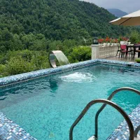 اجاره قشنگترین استخردار روباز روی کوه(134)|اجارهٔ کوتاه‌مدت ویلا و باغ|شفت, |دیوار