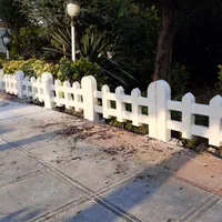 نرده حصار سنگ مصنوعی دورباغچه طرح مدرن|مصالح و تجهیزات ساختمان|لشت نشا, |دیوار