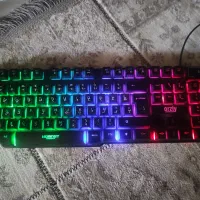 کیبورد گیمینگ اصلی نو اکبند rgb