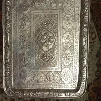 سینی نقره ۵۰۶/۷۰ گرم کلکسیونی|کلکسیون اشیاء عتیقه|تهران, اوین|دیوار