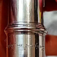 فلوت  فرانسوی اصل قدیمی|سازهای بادی|گرگان, |دیوار