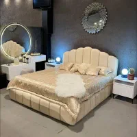 سرویس خواب تدی صدف پارچه مخمل