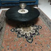 میز،مشکی جلو مبلی گرد ۱۱۵در۱۱۵ مناسب،جهیزه|مبلمان خانگی و میز عسلی|تهران, شهرک چیتگر|دیوار