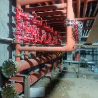 اجرای موتورخانه ولوله کشی تاسیسات وساخت منبع