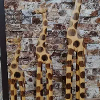 مجسمه چوبی زرافه