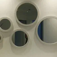 اینه های ۵تیکه رنگ سفید،طوسی،مشکی