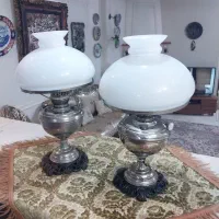 یک جفت چراغ گردسوزجگدار روسی|کلکسیون اشیاء عتیقه|تهران, نیروی هوایی (پیروزی)|دیوار