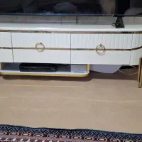 میز تلویزیون ام دی اف کاملا سالم