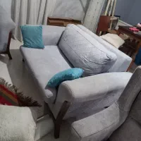 مبلمان ۷ نفره ناهار خوری ۴ نفره چوب گردو و راش|میز و صندلی غذاخوری|کرج, گوهردشت|دیوار