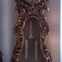 ساعت ایستاده شیک رنگ طلایی