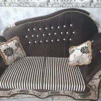 مبل هشت نفره کارکرده ولی بدون پارگی و تمیز|مبلمان خانگی و میز عسلی|سیرجان, |دیوار