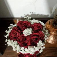 گل روبانی|گل مصنوعی|خرمدره, |دیوار