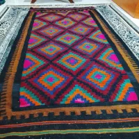 گلیم دست بافت پشمی