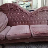 مبل۷نفره|مبلمان خانگی و میز عسلی|ابریشم, |دیوار