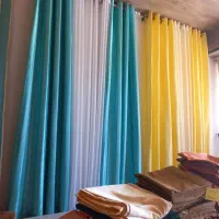 پرده آماده پانچی|پرده، رانر، رومیزی|درگهان, |دیوار