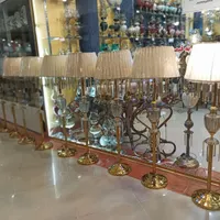 آباژور بلند طلایی|چراغ خواب و آباژور|اردبیل, |دیوار