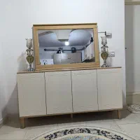 ست میز تلوزیون و اینه کنسول درجه یک|بوفه، ویترین، کنسول|پرند, فاز ۵|دیوار