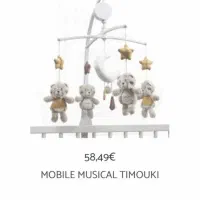 آویز بالاتی تخت کودک برند ساتون فرانسه