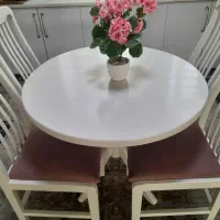 میز غذاخوری چهار نفره سفید