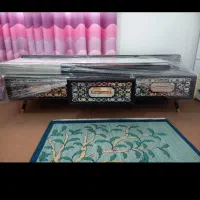 میزتلوزیون تمام ام دی اف وپایه شیشه نشکن