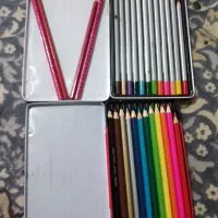 مدادرنگی ۱۲ رنگ جعبه فلزی دایناسور|لوازم التحریر|اسلامآباد غرب, |دیوار