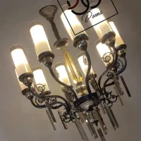 لوستر آویز کبریتی نماد اصالت و زیباییT610|لوستر و چراغ آویز|کرج, دهقان ویلا|دیوار