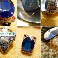 انگشتر نقره یاقوت کبود|جواهرات|بوشهر, |دیوار