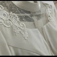 پیرهن مجلسی نونو با تاج و شالش|لباس|بروجرد, |دیوار