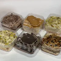 جار کیک /موچی/دبی چاکلت /شکلات لبوبو/تیرامیسو