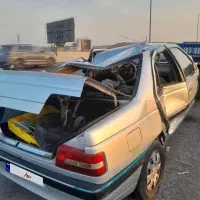 پژو 405تصادفی ۸۹