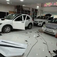 شیشه دودی مسقف روکش ابر صندلی+ضبط باند