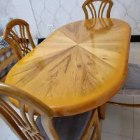 فروش میز غذاخوری شش نفره چوب