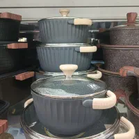 سرویس قابلمه ۱۰پارچه زیو|ظروف پختوپز|زنجان, |دیوار