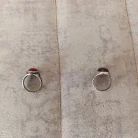 دوعدد انگشتر نقره