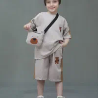 ست 3 تیکه اسپرت بیسکوییتی