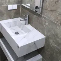 روشویی سرامیکی جدید با شلف زیر