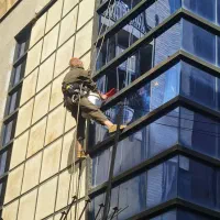 کار در ارتفاع راپل پیچ رولپلاک نصب توری نماشویی|خدمات پیشه و مهارت|تهران, نیروی هوایی (پیروزی)|دیوار