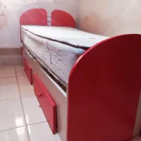 تخت نوجوان کشو دار با کیفیت همراه با تمام متعلقات