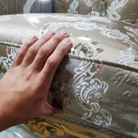 مبل سلطنتی ۹نفره بهمراه میزوعسلی تمام ورق طلا|مبلمان خانگی و میز عسلی|مشکین‌دشت, |دیوار